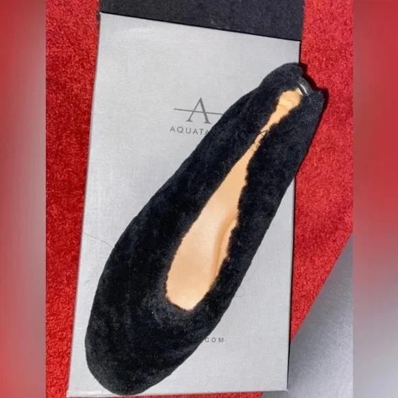 Aquatalia Brinley Shearling Ballet Flats Size 8​