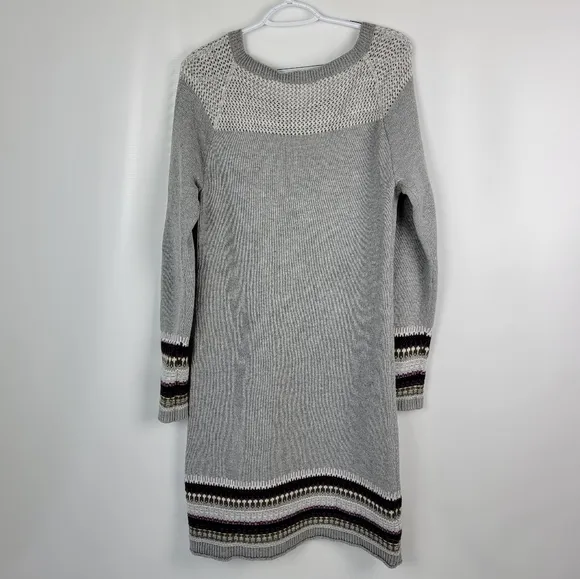 ATHLETA Cotton Cashmere Knit Sweater Dress Like New