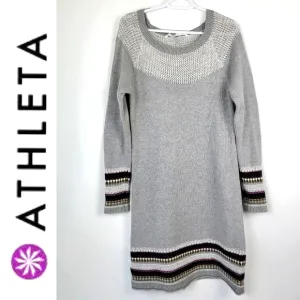 ATHLETA Cotton Cashmere Knit Sweater Dress Like New