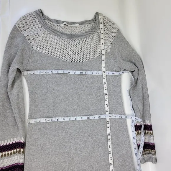 ATHLETA Cotton Cashmere Knit Sweater Dress Like New