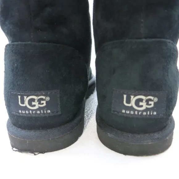 Authentic UGG Australia Beckham Suede Black Insulated Winter Footwear Boots 7