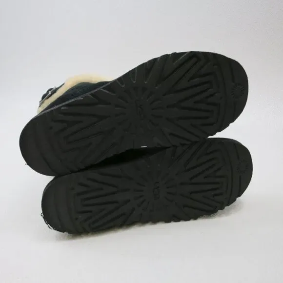 Authentic UGG Australia Beckham Suede Black Insulated Winter Footwear Boots 7
