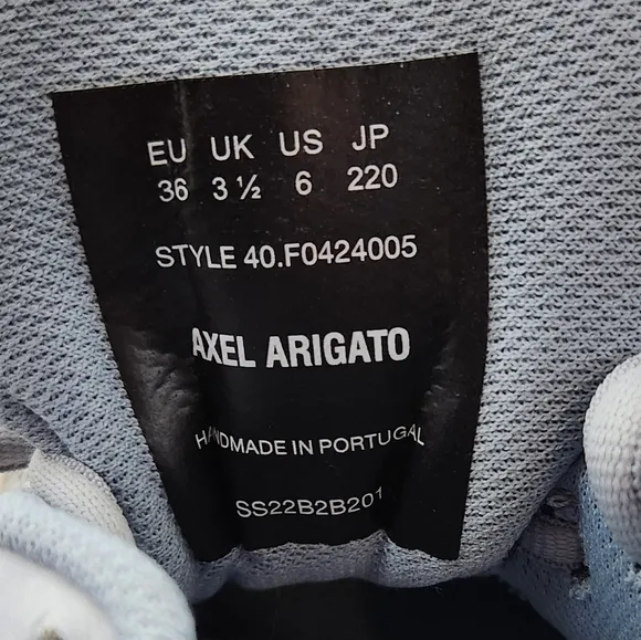 Axel Arigato Marathon Dip-Dye Athletic Chunky Gray Sneakers Size 6