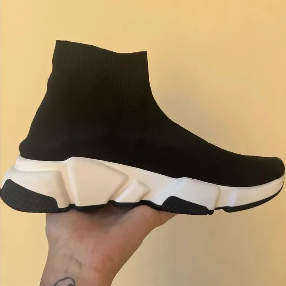 BALENCIAGA Women's Speed Knit High Top Sneakers