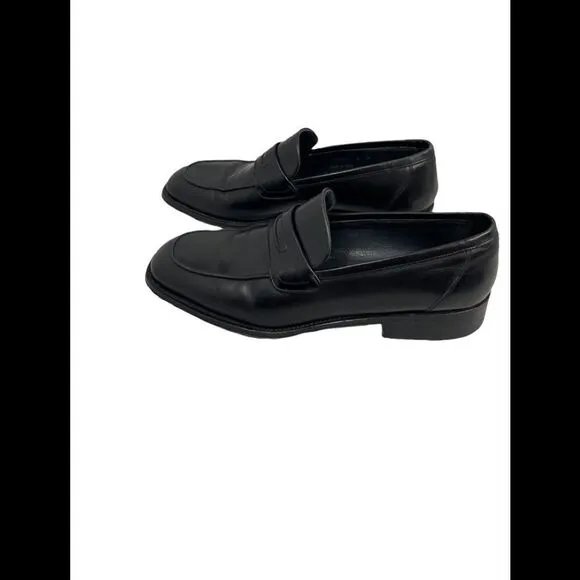 Bally Black Leather Penny Loafer Like New Condition Made in Italy Size 8