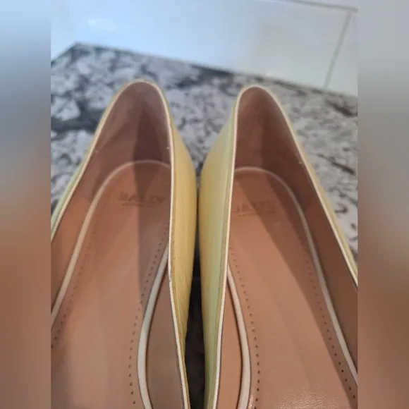 Bally Leather Ballet Flats Size 9.5 US