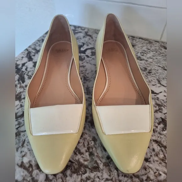 Bally Leather Ballet Flats Size 9.5 US