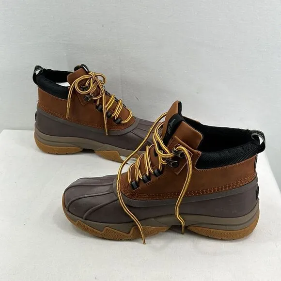 Bass Outdoor Field Duck Mid Boots -Tan/Chocolate -Size 8- NIB