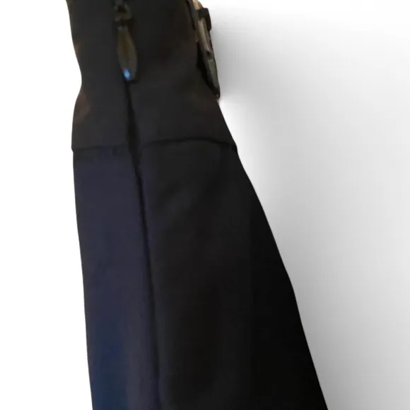 Battles and Butterflies. Black Pleated. Tennis Skirt Peek-a-boo White Pockets. S