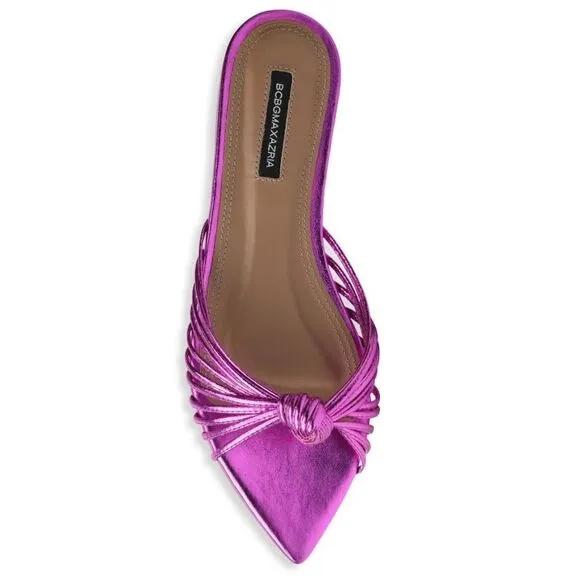 BCBGMAXAZRIA Veda Sandals Slides Pointed Toe