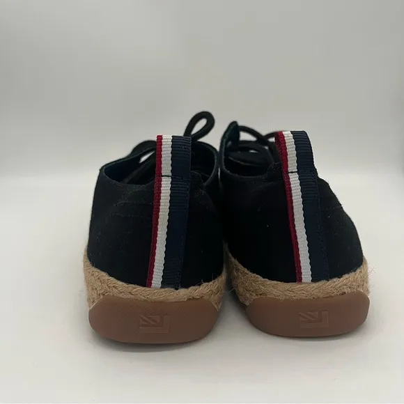 Ben Sherman black lace up canvas sneakers men’s s size 10.5 espadrilles