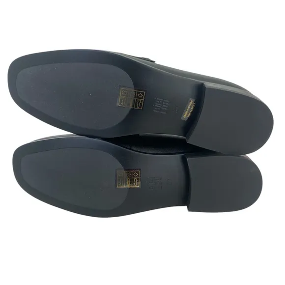 BIBI LOU Women’s Black and White Classic Loafers  Size: 37