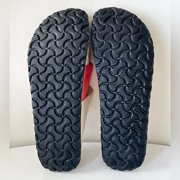Birkenstock Betula Florida Strappy Triple Strap Red Sandals Size EU 41 Narrow