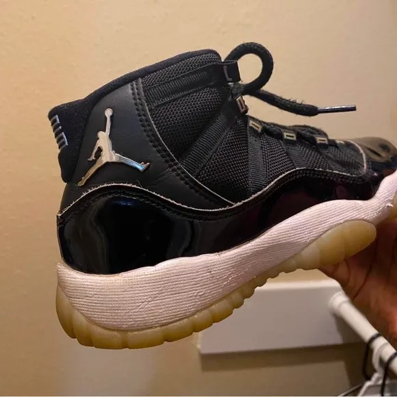 Black and White High-Top Jordan Sneakers
