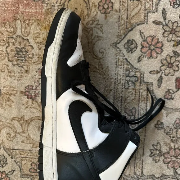 Black and White High-Top Nike Panda