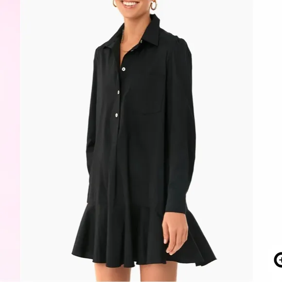 Black Callahan Shirt DressTUCKERNUCK