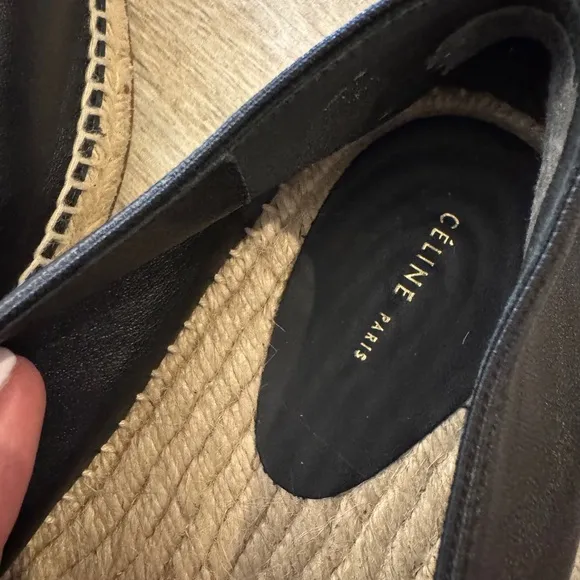 Black Espadrille Flats
