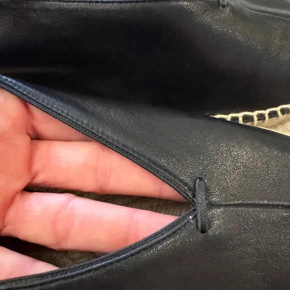 Black Espadrille Flats