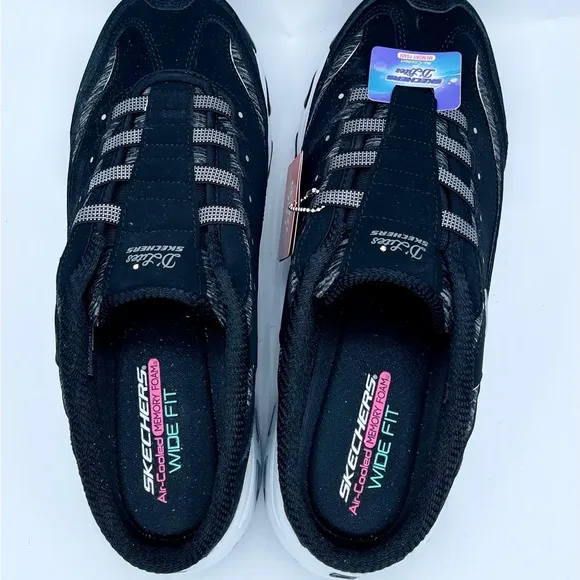 BN  Skechers Black and White Slip-On  with Chunky Sole 11W