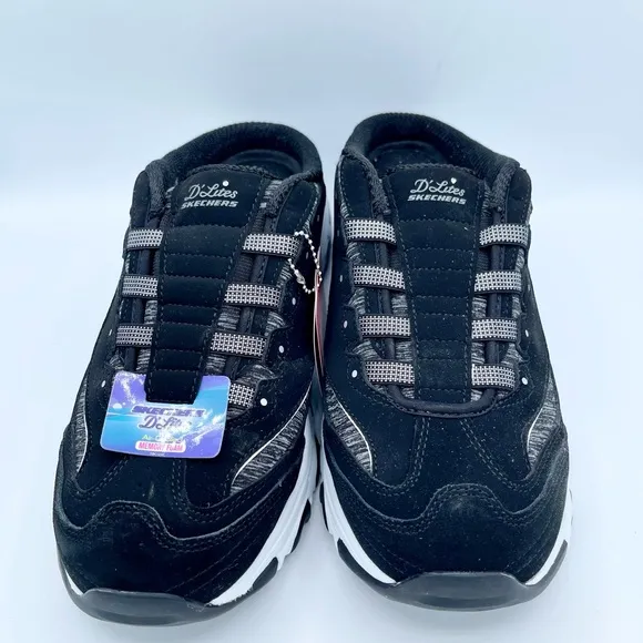 BN  Skechers Black and White Slip-On  with Chunky Sole 11W