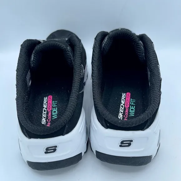 BN  Skechers Black and White Slip-On  with Chunky Sole 11W