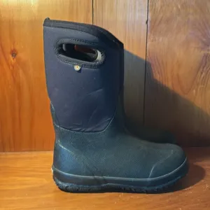 Bogs Classic Winter High Handles Black Insulated Waterproof Boots Youth size 4