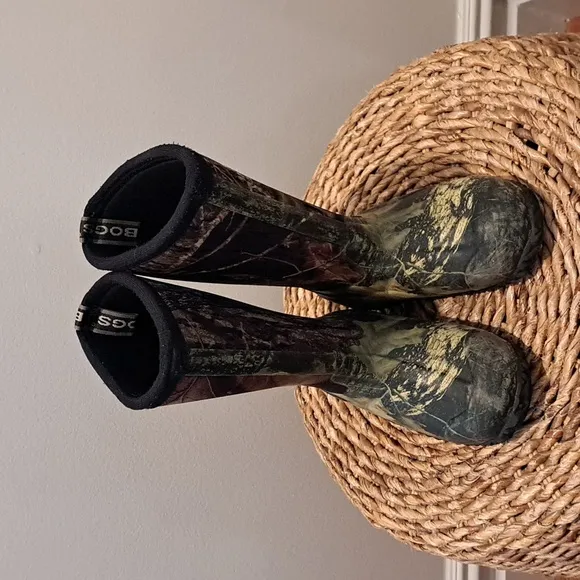 Bogs Youth‎ Classic High Boots Mossy Oak Camo Print Waterproof/Insulated Size 11