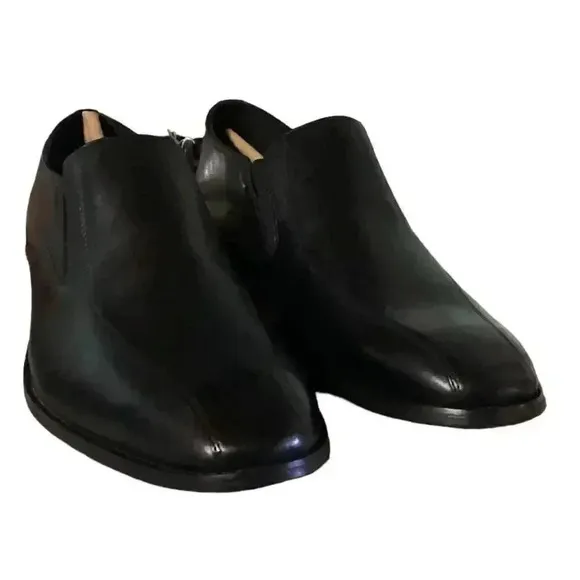 Bostonian Nantasket Step Mens 13M Slip On Loafer Dress Shoes Black Leather NEW