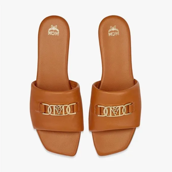 Brand New MCM Travia Flat Sandals!
