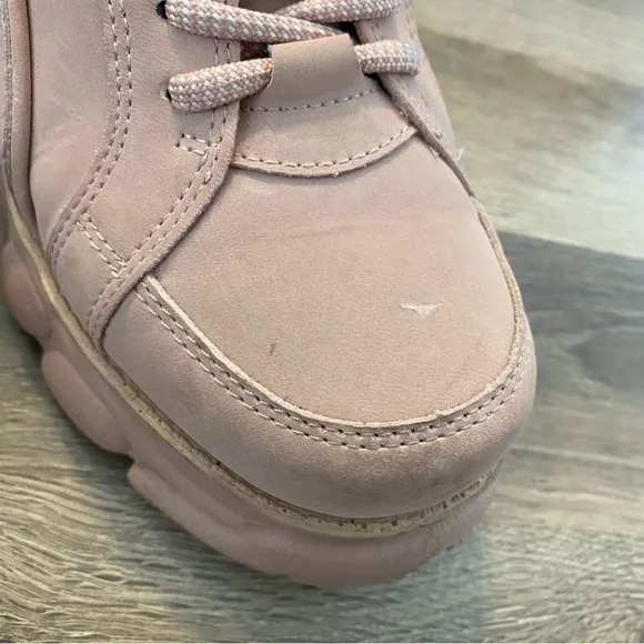 Buffalo Rose Pink Corin Chunky Platform Sneakers