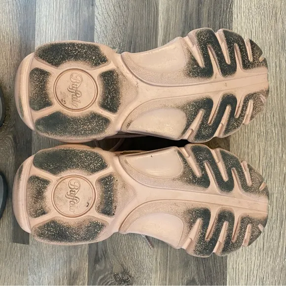 Buffalo Rose Pink Corin Chunky Platform Sneakers