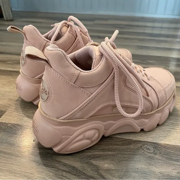Buffalo Rose Pink Corin Chunky Platform Sneakers