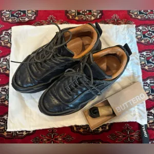 Buttero Leather Padded Lace-up Sneakers