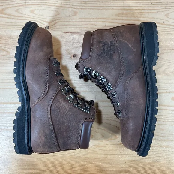 Cabela’s Leather Goretex Insulated Hunting Boots Men's 7 M Brown Ankle 81501
