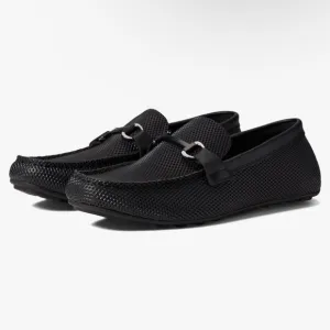 Calvin Klein Ori Driving Style Loafer Black Dress Shoe Slip On Professional