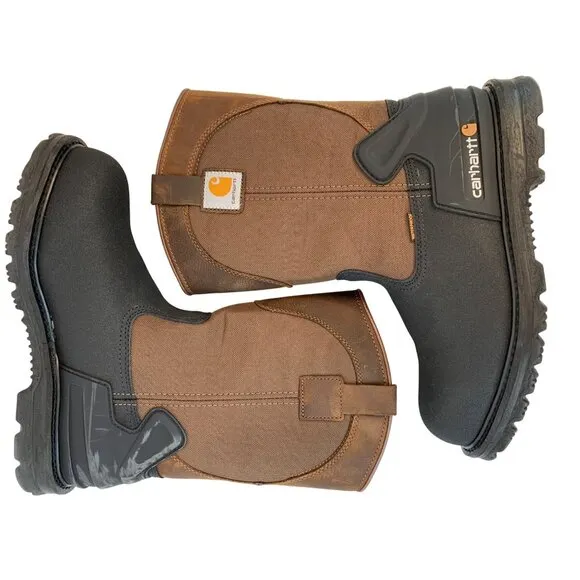 Carhartt Waterproof Steel Toe CMP1259 Work Boot Size 9.5W Insulated D7970