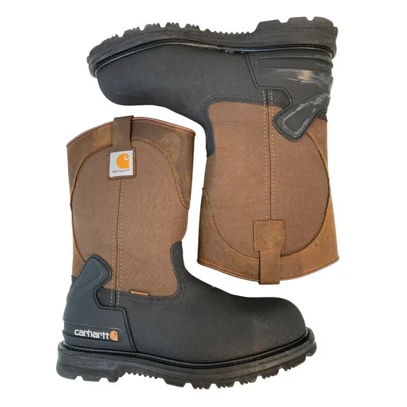 Carhartt Waterproof Steel Toe CMP1259 Work Boot Size 9.5W Insulated D7970