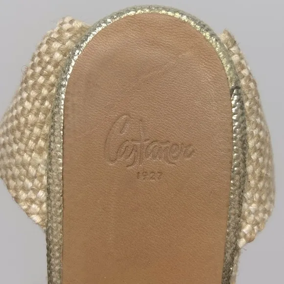 Castaner CARINA/8/032 Espadrilles Gold Size EU39