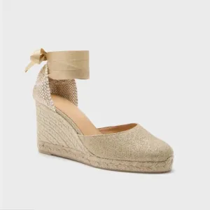Castaner CARINA/8/032 Espadrilles Gold Size EU39