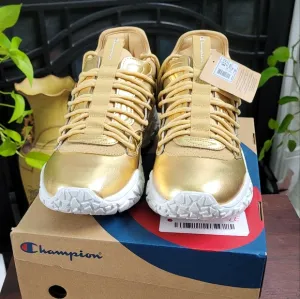 Champion Tank Chunky Gold Sneakers CP100275W 9.5