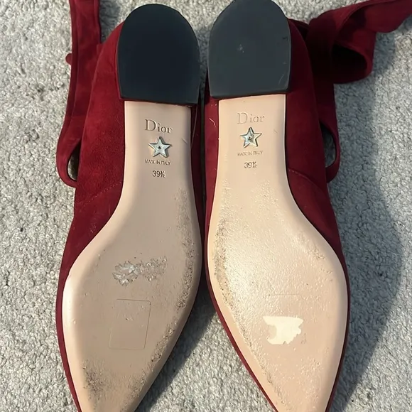 Christian Dior La Belle D Ball Flats