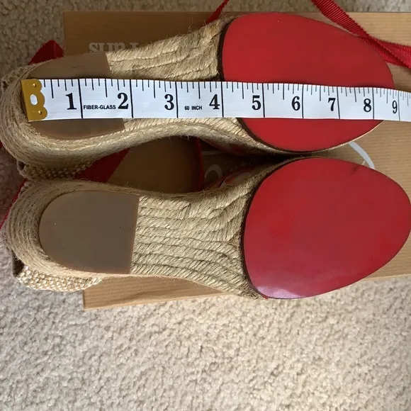 CHRISTIAN LOUBOUTIN  Wedge lace up espadrilles