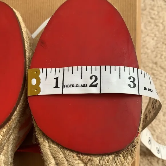 CHRISTIAN LOUBOUTIN  Wedge lace up espadrilles