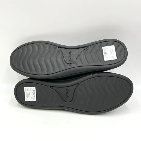 Clarks Women's Size 10 Navy Blue Slip On Ballet Flats Comfort Shoes