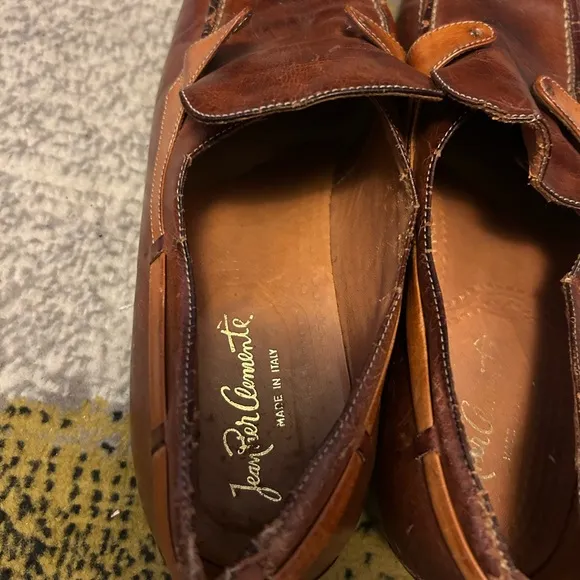 Classic Brown Leather Slip-On Loafers