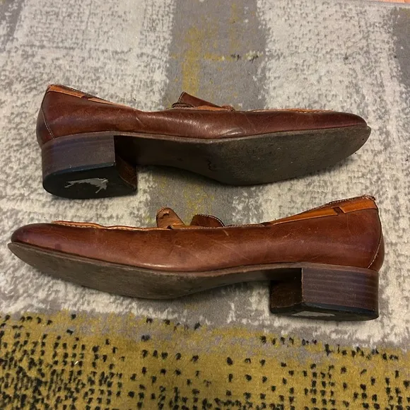 Classic Brown Leather Slip-On Loafers