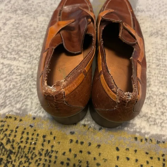Classic Brown Leather Slip-On Loafers