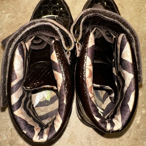 Coach Black High-Top Sneakers