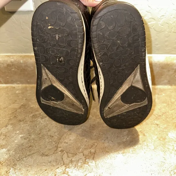 Coach Black High-Top Sneakers