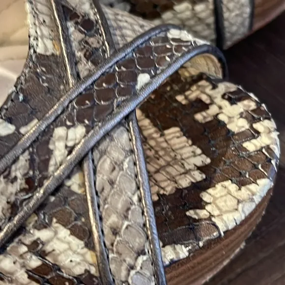 Coach Karolina Platform Strappy Heels, 7.5